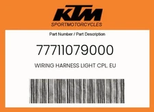 KTM Genuine Wiring Harness Light Cpl. Eu - 77711079000