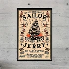 Vintage Sailor Jerry Tin Metal Signs Home Décor 8x12 Nautical Frameless Metal W