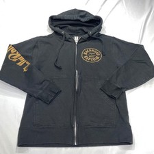 Jelly Roll Backroad Baptism Tour 2023 Zip Up Hoodie Black Gold Small Independent