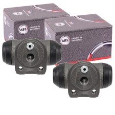 2X A.B.S. RADBREMSZYLINDER 19mm HINTEN passend für PEUGEOT 106 206 206+