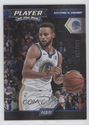 2017-18 Panini Player of the Day Spectrum 122/150 Stephen Curry #1 12kd