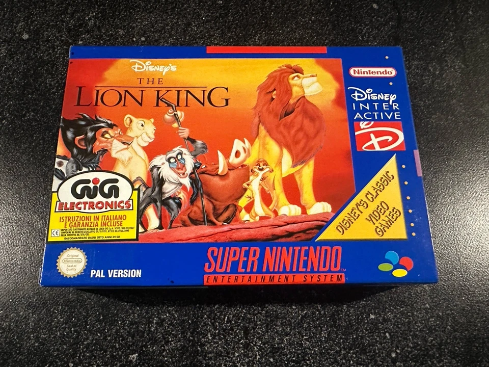 SNES Lion King | NEU-Ungeöfnet | Sammlerzustand