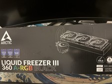 Artic Liquid Freezer III 360 A-RGB Black Fan 2000 - RPM LGA1851 And LGA1700