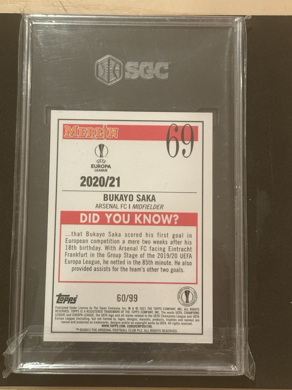 Bukayo Saka 4x Slab Lot! view 6