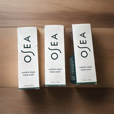 Set Of 3 OSEA Undaria Algae Body Wash 1.5oz / 45ml Each  Travel Size  NIB