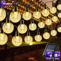 Solar Lichterkette AußEn 100 Led 17M Wasserdicht 8 Modi FüR Garten Terrasse
