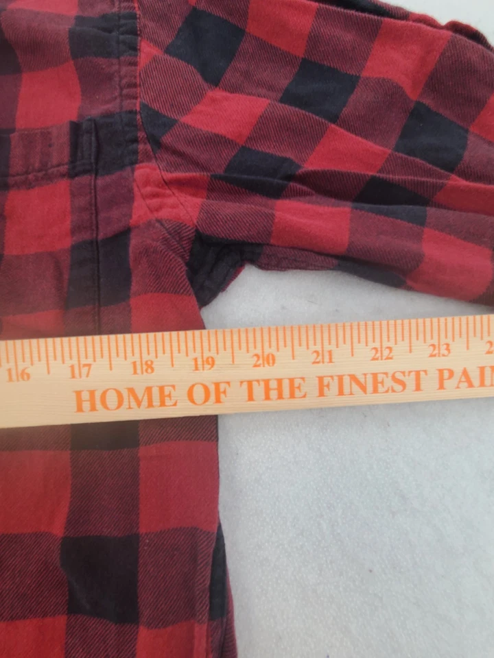 5 LOT Flannel Work Shirt Mens Outdoor Thermal Durable Multicolor Bulk Deal - Image 4 of 4