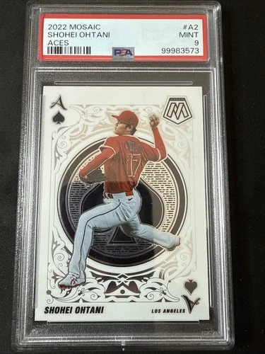 2022 Mosaic Shohei Ohtani Aces #A2 PSA 9