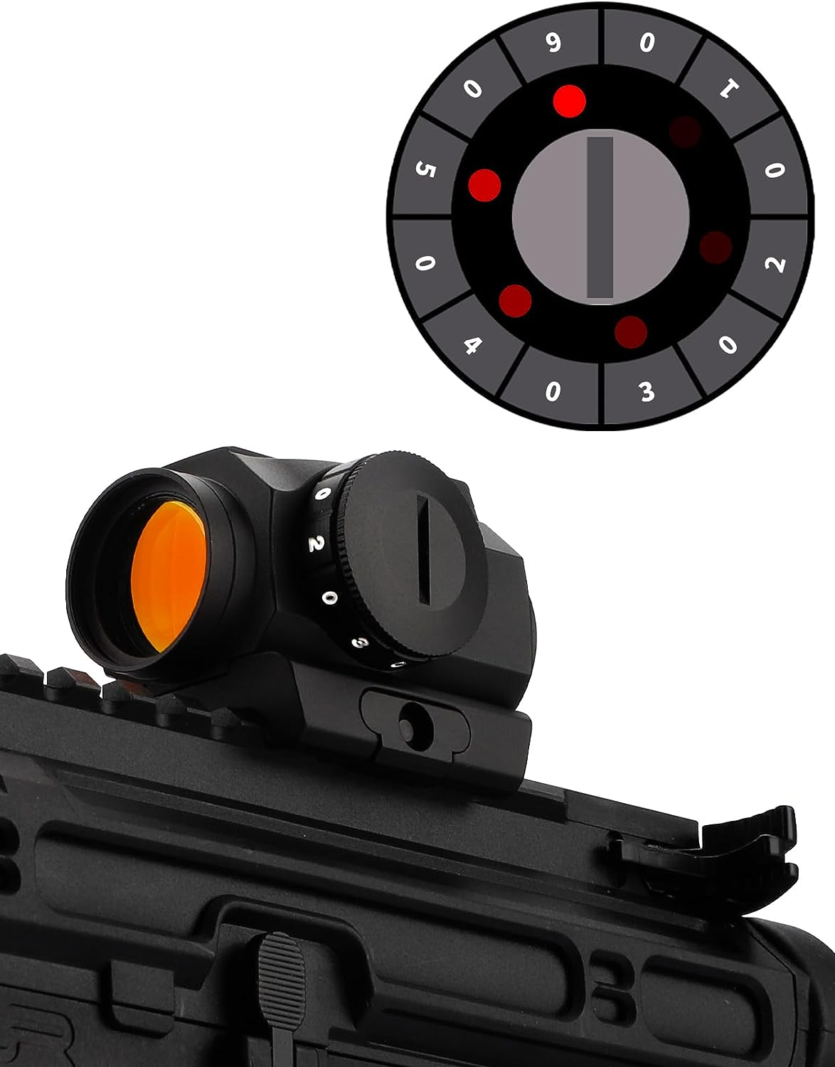 MRS170 Red Dot Scope Low Power Consumption 2MOA Shake Awake Red Dot