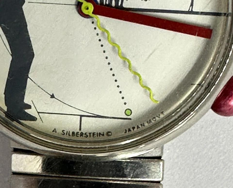 Alain Silberstein Klok Reloj Clásico Golf Batería Nueva Hecho en Hong Kong 32MM Foto 4 de 4