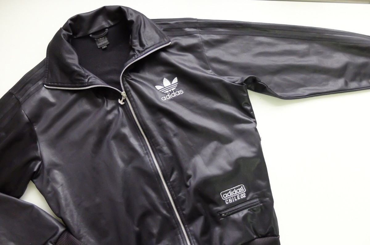 You　adidas CHILE62 ジャケット 黒 ADIDAS CHILE 62 Originals Black Polyester womens zip hoody