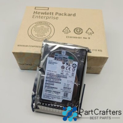 New HPE 300GB 15K 12GB/s SFF 2.5'' SAS SC DS HDD HARD DRIVE 870753-B21 870792-001