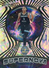 2022 Panini Revolution WNBA CANDACE PARKER SUPERNOVA #15 FRACTAL PARALLEL ACES