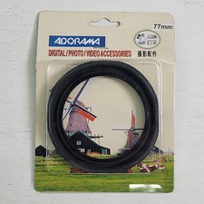 Adorama 77mm Rubber Collapsible Threaded Lens Flare Hood Camera Accessory New