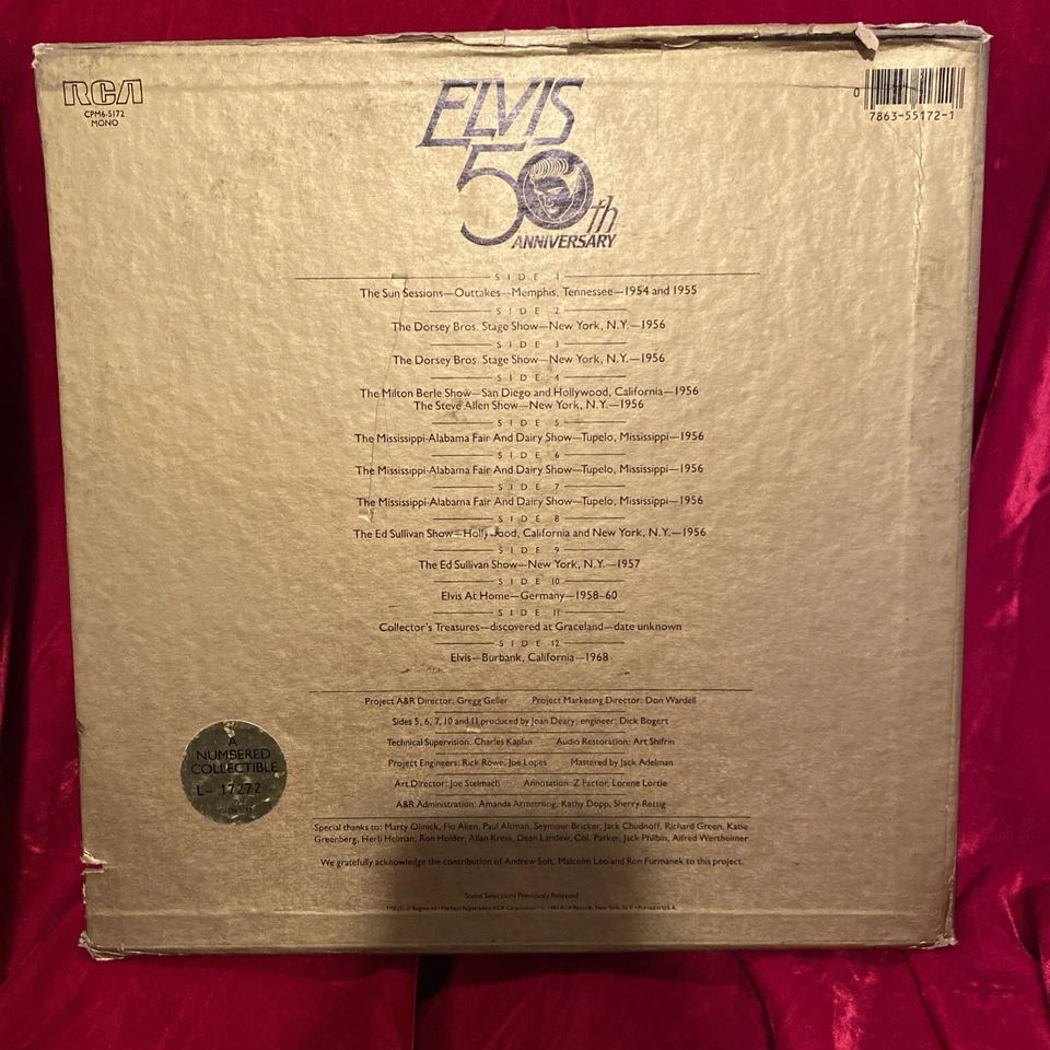 Elvis Presley-A Golden Celebration 50th Anniversary-6 Record Box Set-VG+-EX Vynl - Image 2 of 4