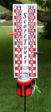 Portable Scoreboard for Cornhole, Horseshoes,Bocce Ball