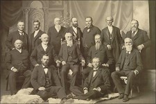 Poster, Many Sizes; First Presidency And Twelve Apostles 1898, Brigham Young
