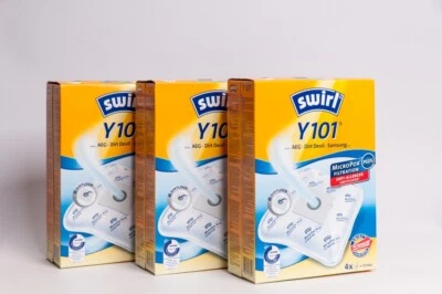 3 Pakete Swirl Staubsaugerbeutel Y101 / Y 101 Airspace für AFK, Boman und andere