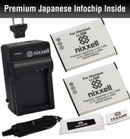 Nx-li50bk1 Battery (2pack)& Charger For Olympus Sp-810uz,sz-10,sz-11,sz-12,sz-15 Nx-li50bk1 Battery (2pack)& Charger For Olympus Sp-810uz,sz-10,sz-11,sz-12,sz-15