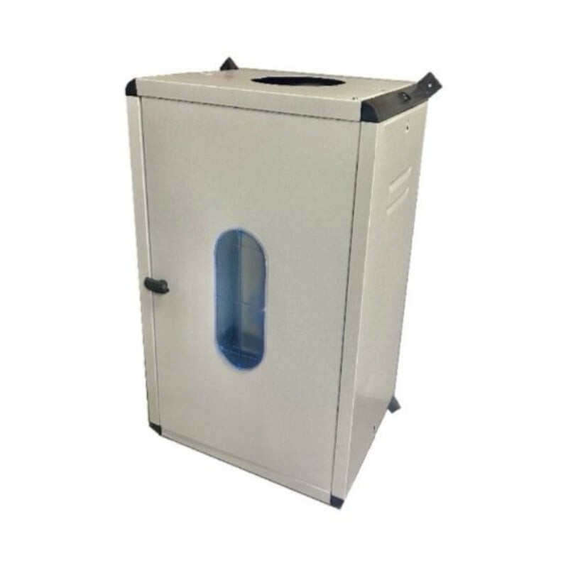 Main 100x55x43cm Copricaldaia in Lamiera Zincata - Bianca