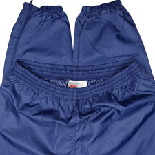 Vintage Nike Windbreaker Track Pants Size Large Navy Blue Y2K Zip Leg