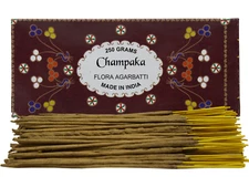Flora Agarbatti Natural Champaka Fragrance Hand Rolled Incense Sticks 250 Grams