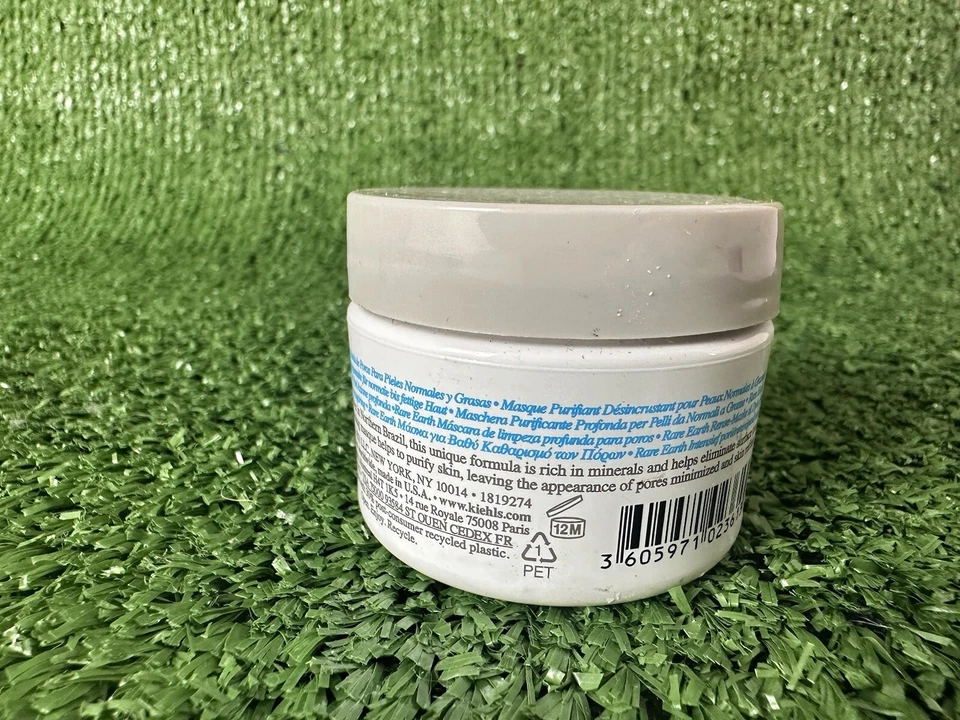Mascarilla limpiadora profunda de poros de tierras raras Kiehl's - 0,95 fl oz tapa dañada Foto 3 de 4