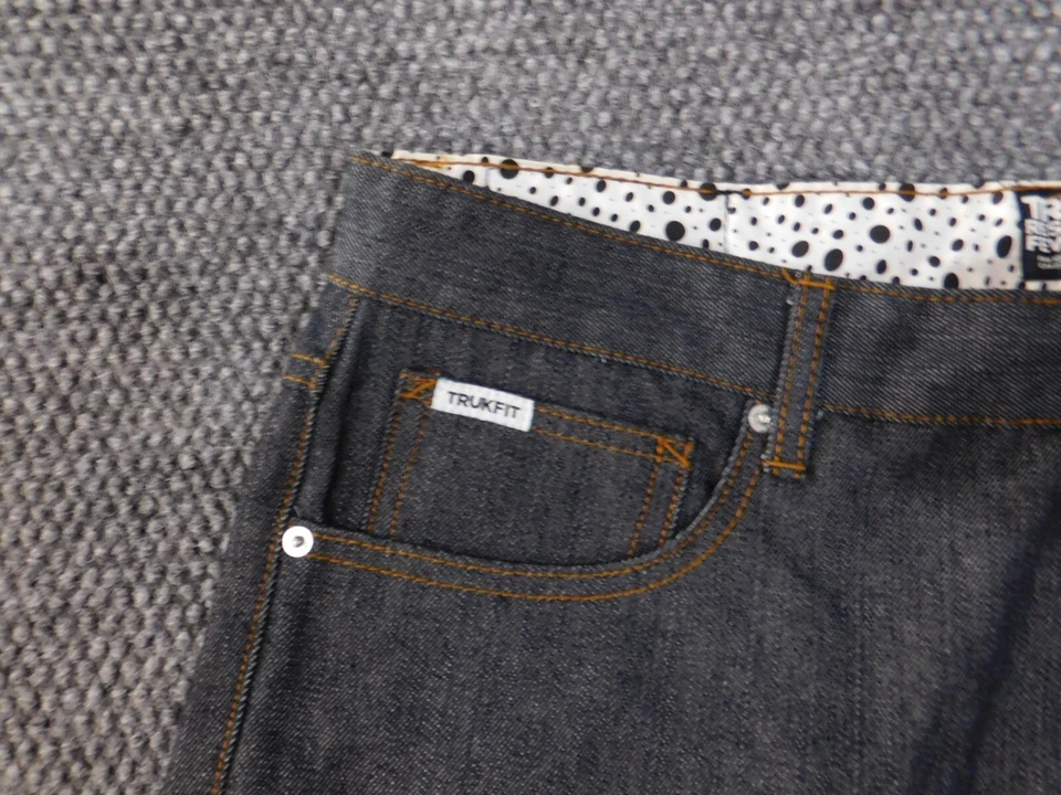 Trukfit Jeans Denim 38x36 Lil Wayne Y2K Hombre Azul Vintage Recto Hip-hop Foto 4 de 4