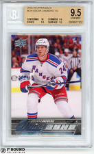 Oscar Lindberg RC BGS 9.5: 2015-16 Upper Deck YG Rookie Card Gem Mint Plus #234