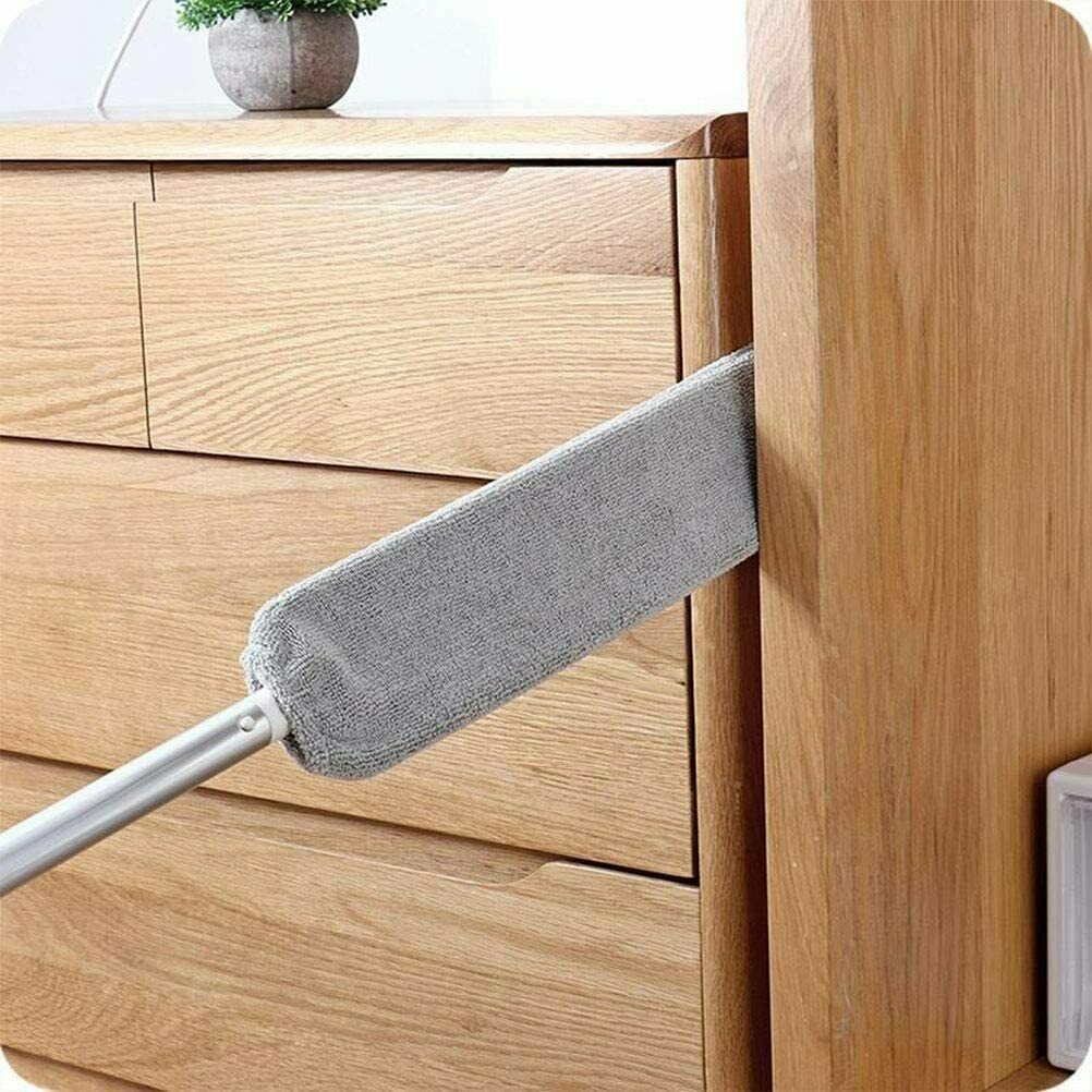 Spolverino Telescopico Wantli Con 4 Panni - Per Pulire Sotto Divano, Letti E Armadi, Asta Regolabile - Foto 7