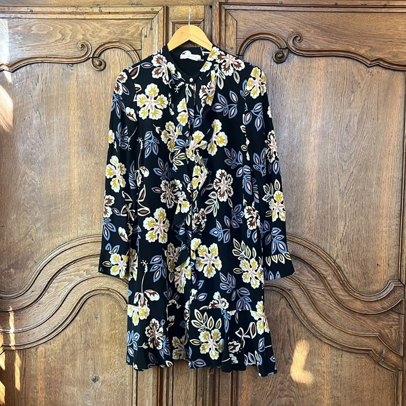Camicia Tory Burch Jane in seta floreale taglia 8