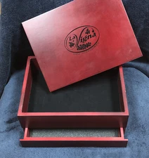 La Vigna “Wine Accessories” WOODEN BOX ONLY Storage Jewelry Box FREE SHIPPING