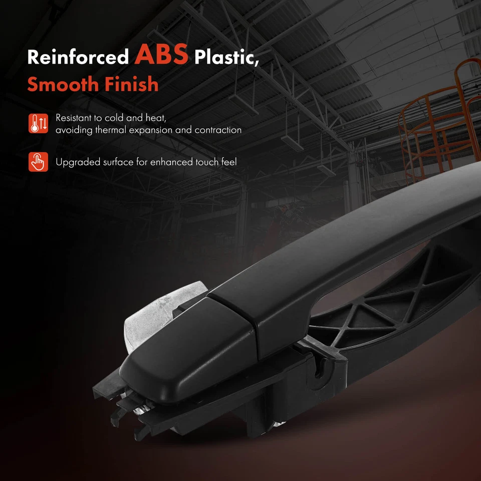 Черная загрунтованная ручка внешней двери заднего пассажира под правую руку для Nissan Sentra 2007-2012 - Изображение 3 из 4