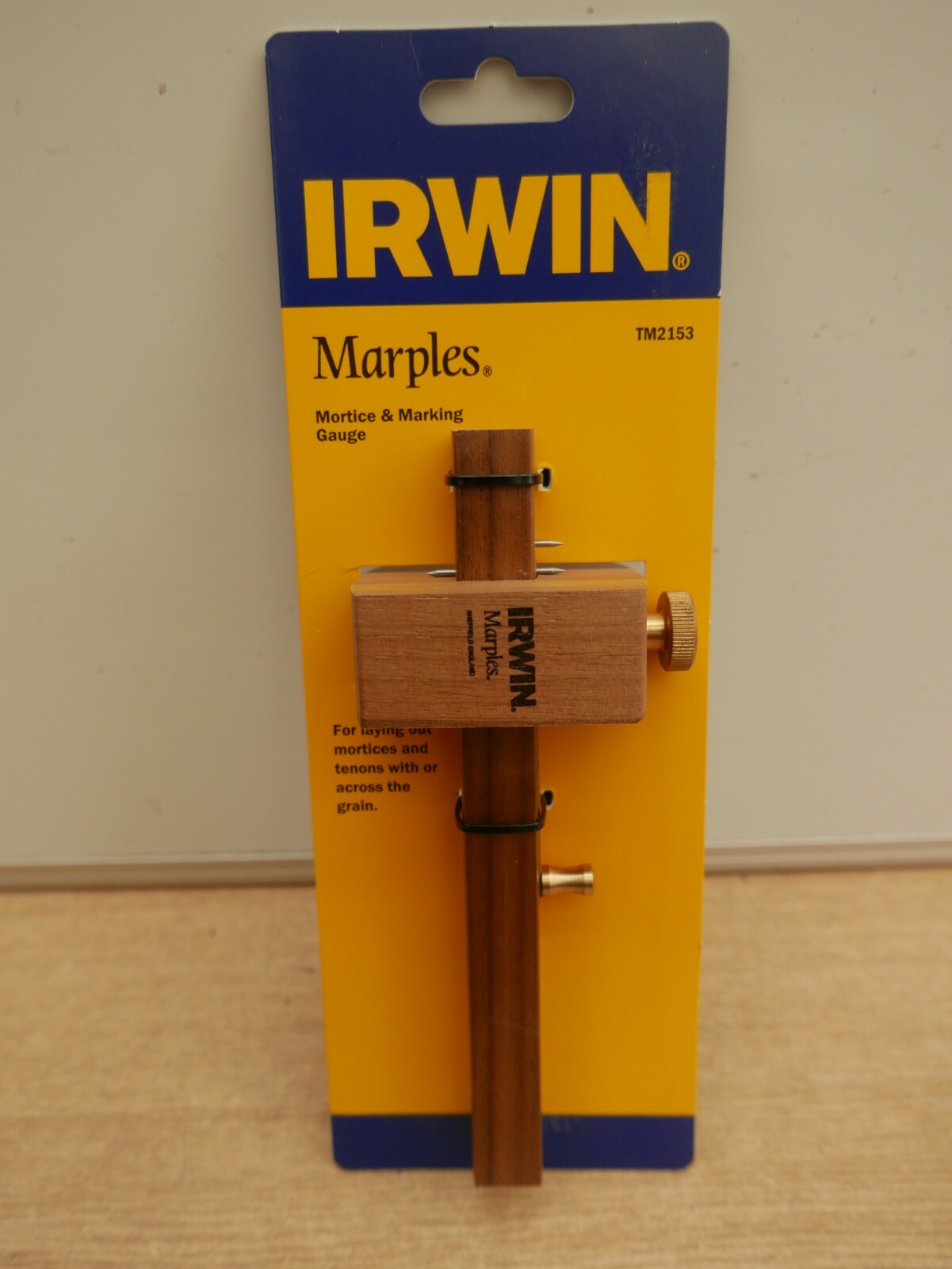 IRWIN MARPLES M2153 HARDWOOD MORTICE & MARKING GAUGE