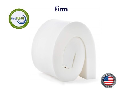 Upholstery Foam Cushion 8''x 30''x 80'' (Firm) 1.8 lb/per cubic ft density 48lb-ILD