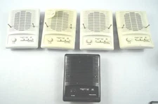 LOT (5) NUTONE ISA-335 Audio Intercom Room Station White Black WORKING D121