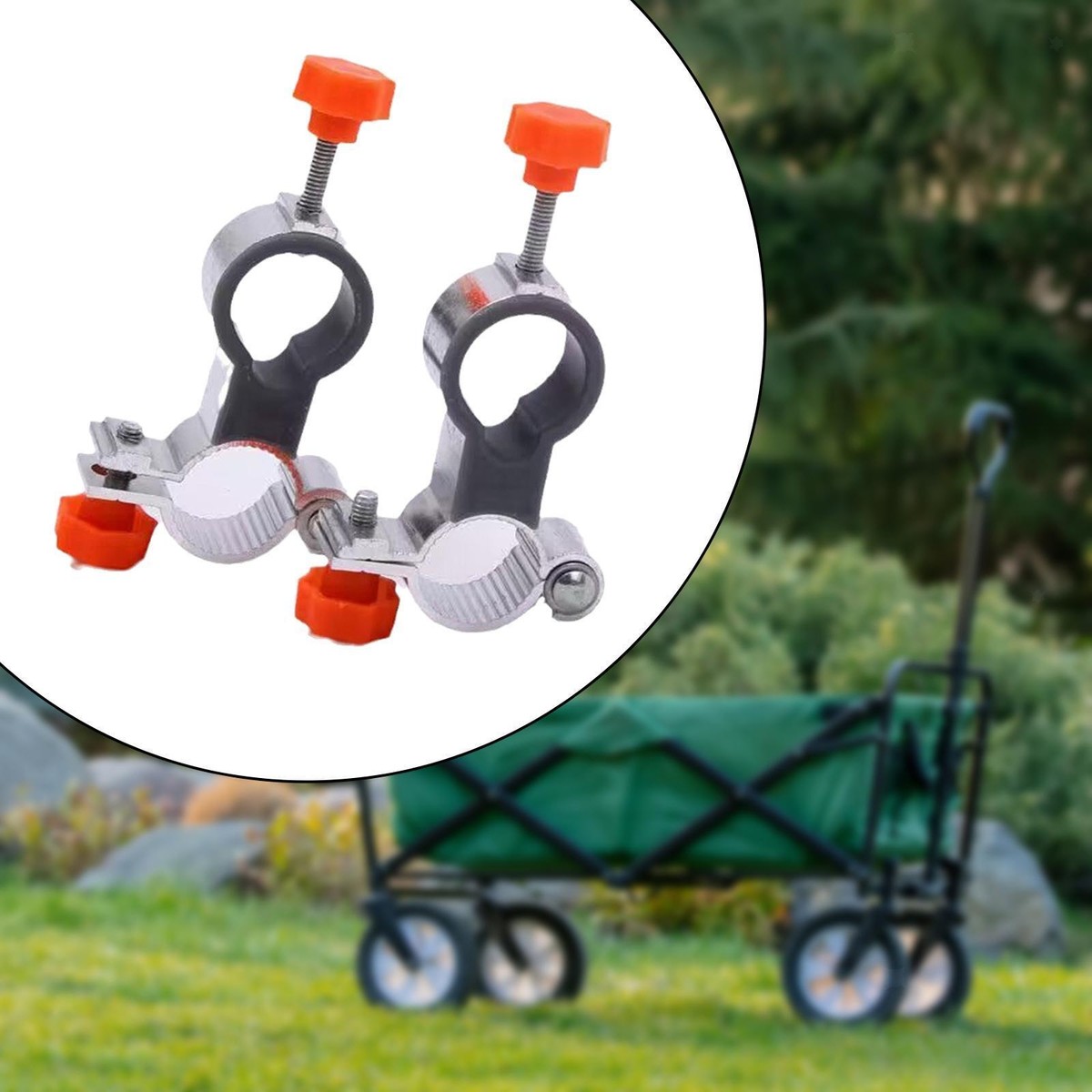 2x Umbrella Clips Patio Umbrella Holder Fishing Rod Holder