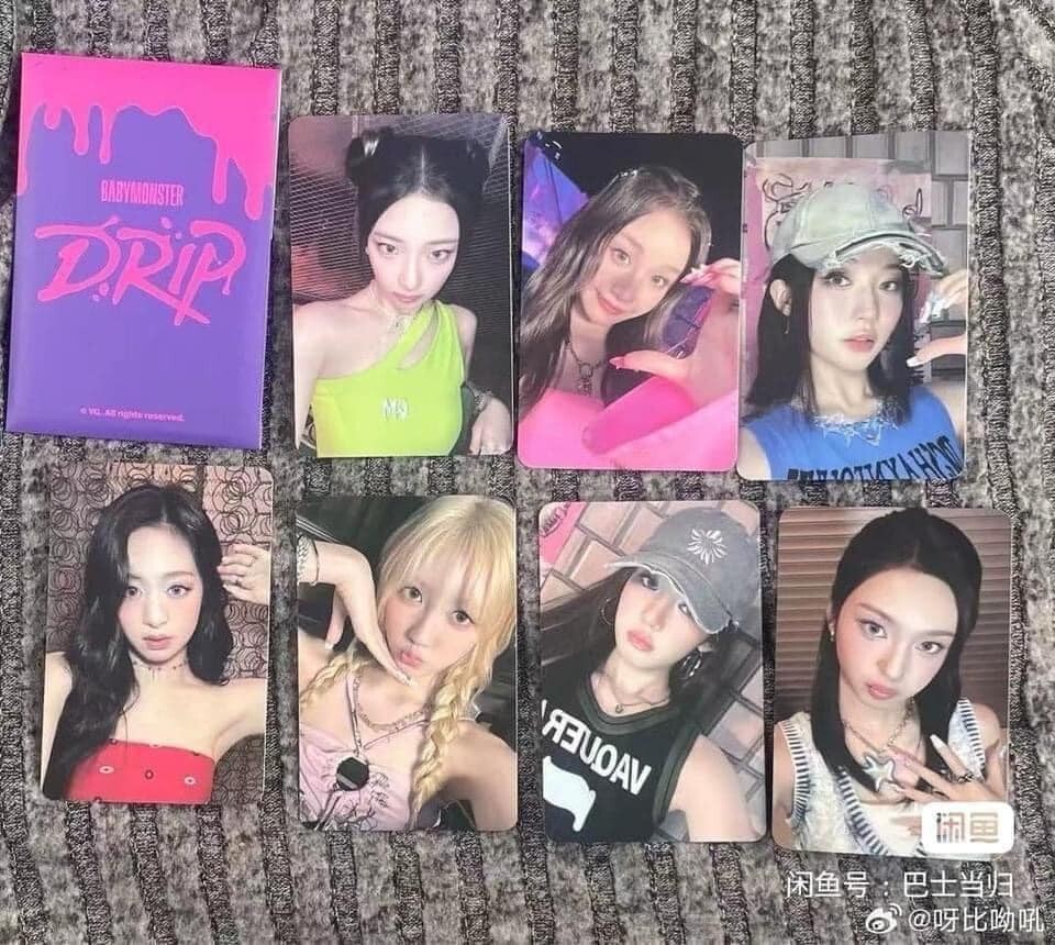Babymonster DRIP YG SELECT ヨントン トレカ コンプ BABYMONSTER DRIP YG SELECT POP-UP STORE MERCH OFFICIAL