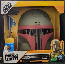 Star Wars Boba Fett Electronic Mask with Sound Effects Kids Costume Gift Set NEW