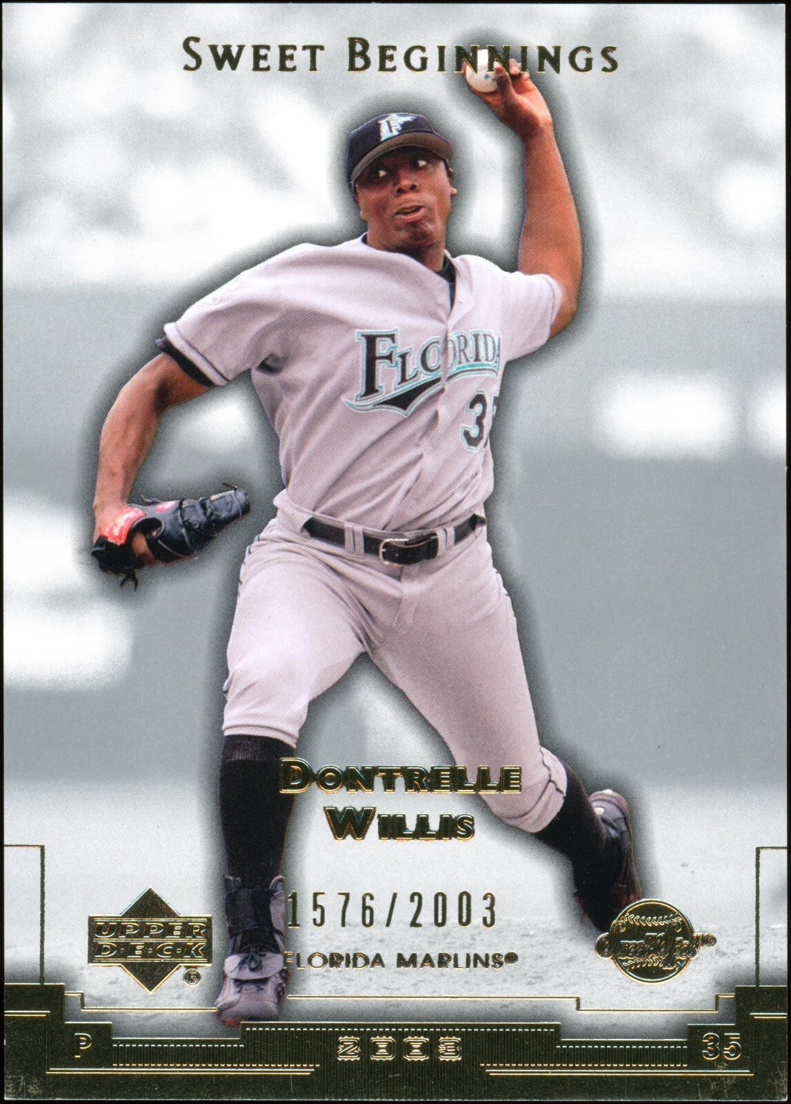 2003 Upper Deck Sweet Spot Dontrelle Willis #179 1576/2003