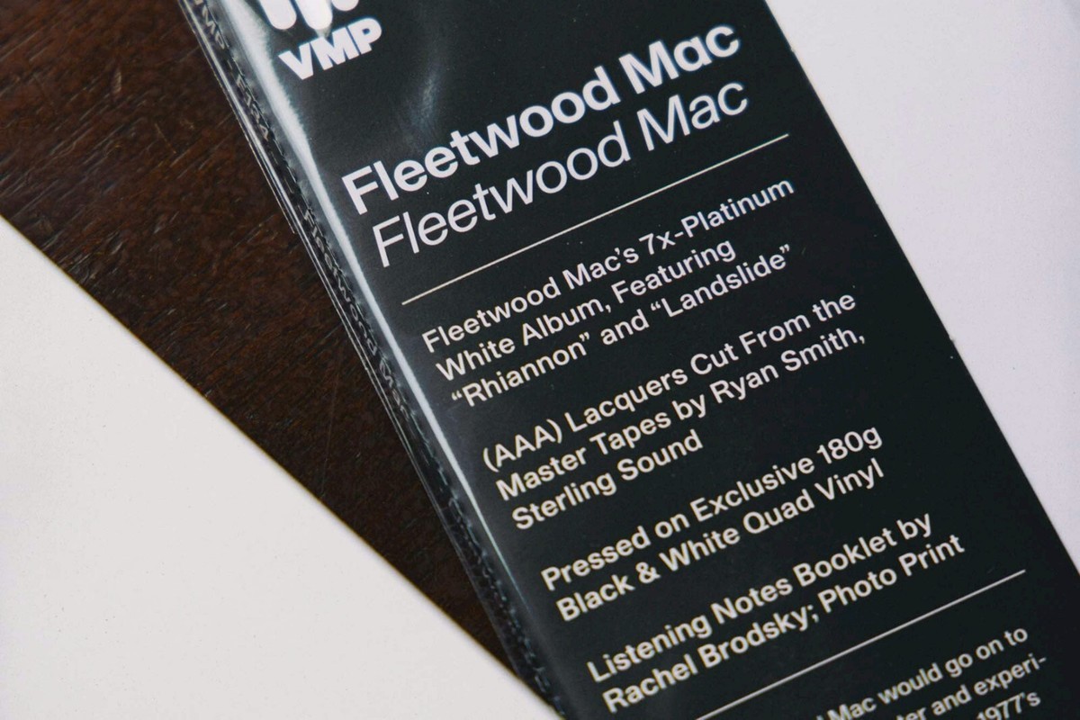 FLEETWOOD MAC Self Titled BLACK + WHITE COLORED Vinyl Me Please