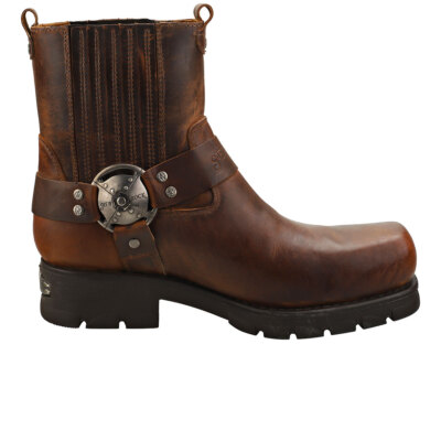 New Rock Neobiker M-7605-s20 Unisex Dark Brown Stiefel Plattform