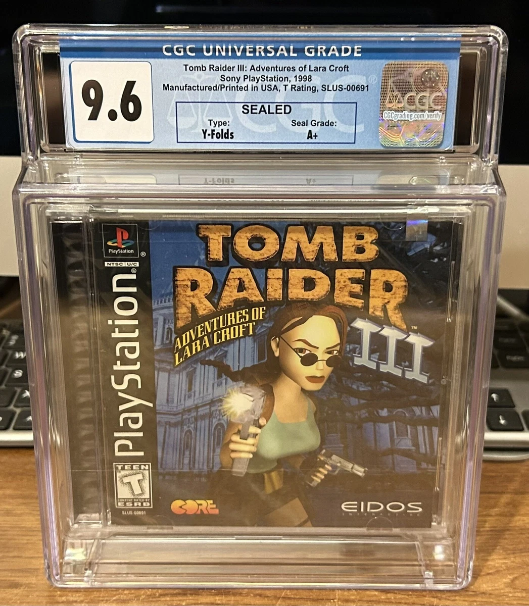 Tomb Raider III – PlayStation PS1 – Disque Seul – Aventure Lara Croft – État Correct