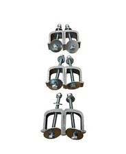 6 X Aluminum Clamps Tb200um For Leer Truck Cap And Truck Bed Toolboxes 6 X Aluminum Clamps Tb200um For Leer Truck Cap And Truck Bed Toolboxes