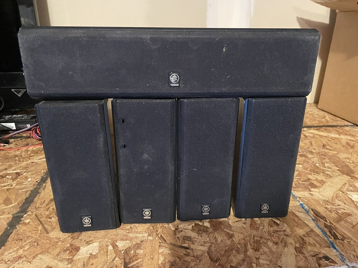 Yamaha Surround 5 Speaker Set NX-E130/NX-C130 - Tested - Black | eBay