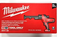 NEW IN BOX Milwaukee 2641-20 10 oz Caulk Gun M18 18 Volt Cordless Adhesive 18V