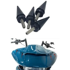 CNC Motorcycle Windshield Spikes Bolts Fits for 2015+ Harley Davidson Road Glide