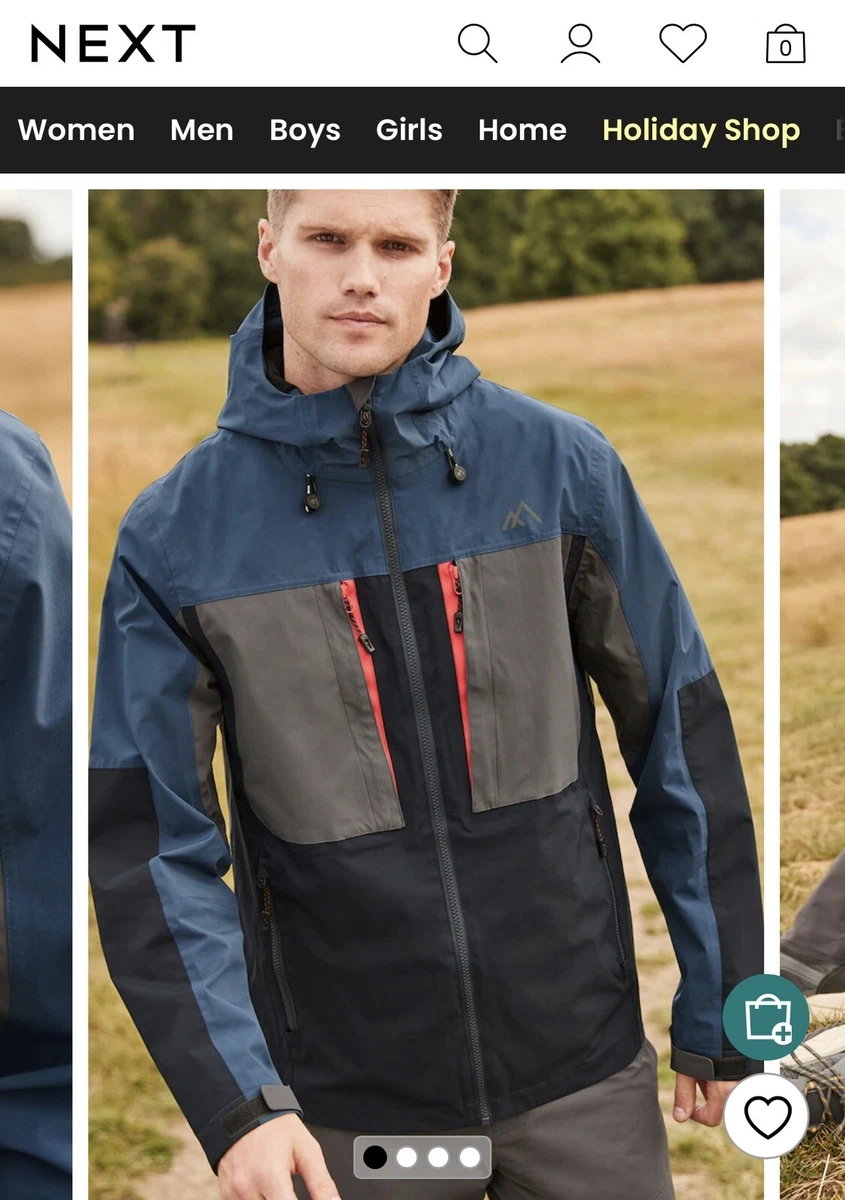 Boys waterproof shop jacket next