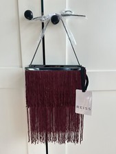 Reiss Callisto Fringed Bos Bag - NWT