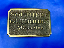Promotional Southern Outdoors Magazine Promo Advertising Belt Buckle
